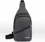 Yerchic Small Sling Bag Crossbody Shoulder Bag for Men Women Lightweight One Strap Backpack Casual Daypack for Daily Travel Outdoor, Black,5811 - Image 2